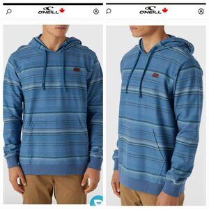 O'Neill Bavaro Stripe Hoodie French Terry Pullover Standard Fit XL